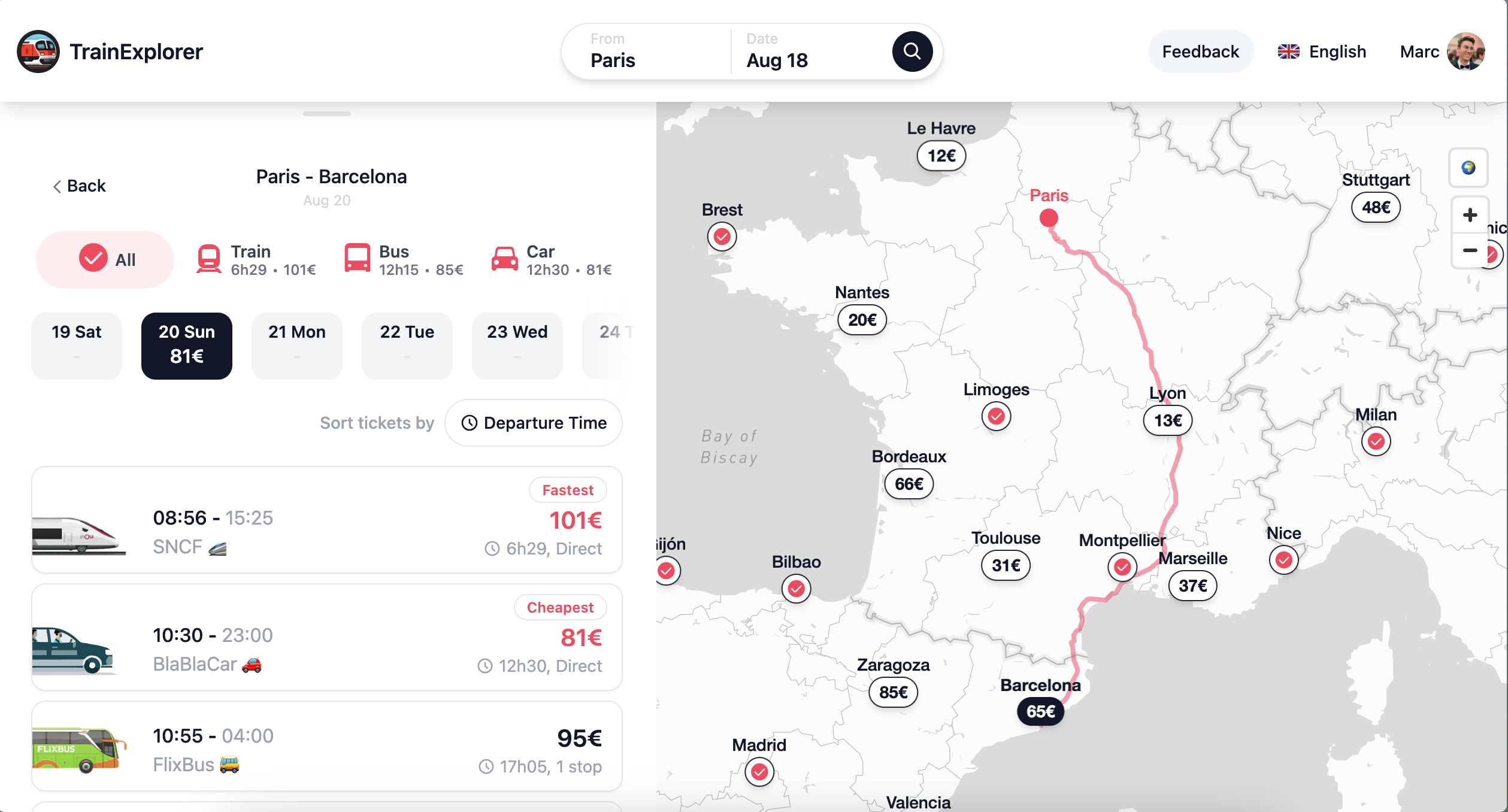 TrainScanner 🎟️ Explore Europe by Train Get the best fares